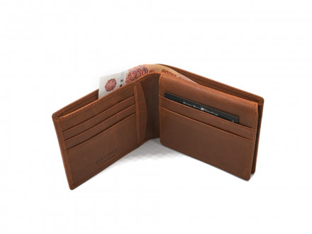 Бумажник мужской Beverly Hills Polo Club, светло-коричневый