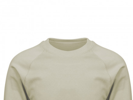 Свитшот оверсайз с рукавом реглан Belgrade, унисекс, оливковый