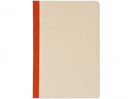 Блокнот А5 из переработанного тростника и RPET Adiantum, 80 листов, гибкая обложка, красный