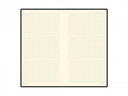 Еженедельник недатированный А6 Metropol, красный