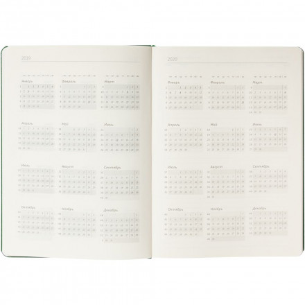 Ежедневник Charme, недатированный, зеленый