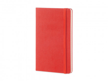 Записная книжка Moleskine Classic (в линейку) в твердой обложке, Large (13х21см), красный