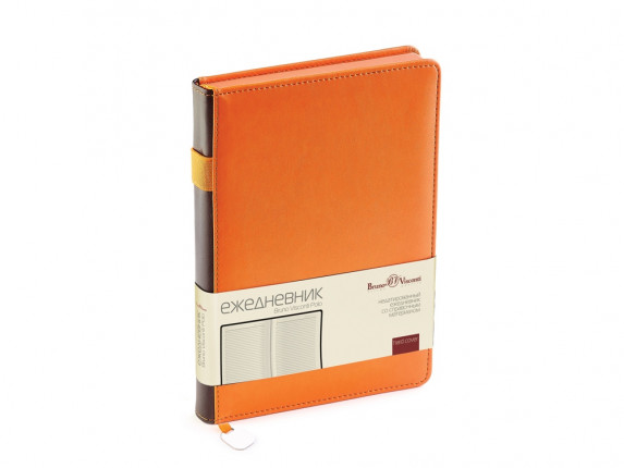 Ежедневник А5 недатированный Polo, оранжевый
