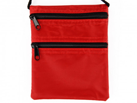 Нагрудный кошелек Путешествие, красный