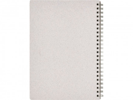 Блокнот Bianco формата A5 на гребне, белый