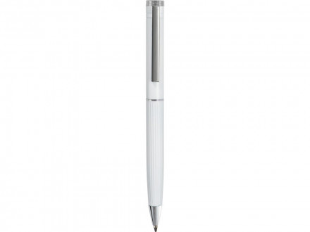 Шариковая металлическая ручка с анодированным слоем Monarch, белая
