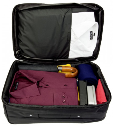 Чемодан на колесах Sky Trolley, черный