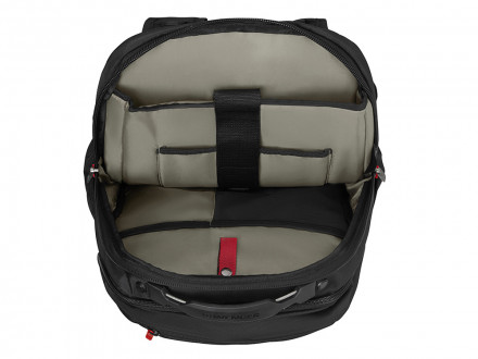 Рюкзак WENGER Cosmic 17, чёрный, переработанный ПЭТ/ПВХ/полиэстер, 34 x 23 x 49 см, 30 л