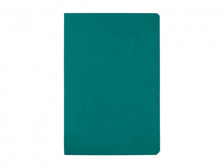 Бизнес тетрадь А5 Megapolis flex 60 л. soft touch клетка, морская волна