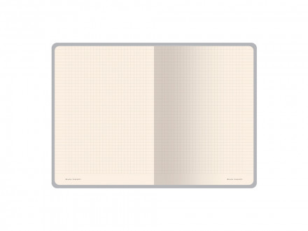 Бизнес тетрадь А5 Megapolis flex 60 л. soft touch клетка, морская волна