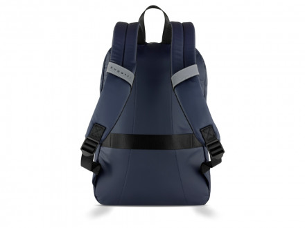 Рюкзак BUGATTI Blanc 15'', синий, тарпаулин/полиэстер, 32х15,5х45 см