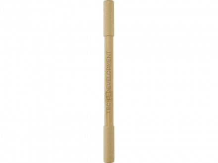 Samambu бамбуковая двойная ручка, черные чернила - Натуральный