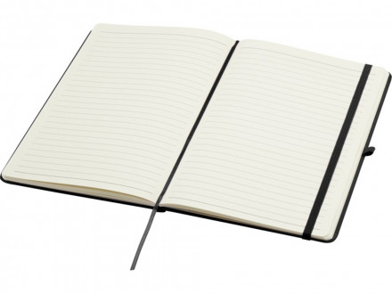 Блокнот Spectrum Plus формата A5 в твердой обложке - сплошной черный