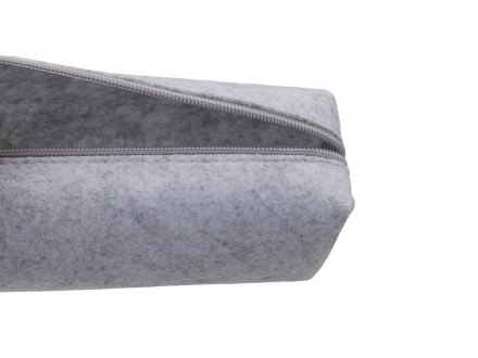 Пенал Felt из RPET-фетра, светло-серый