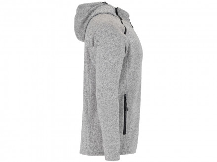 Толстовка на молнии Everest, меланжевый белый