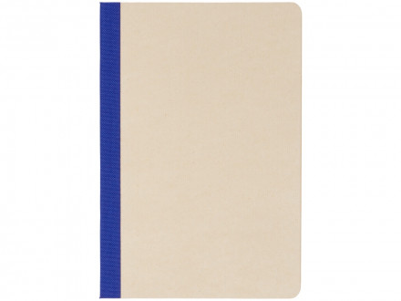 Блокнот А5 из переработанного тростника и RPET Adiantum, 80 листов, гибкая обложка, синий
