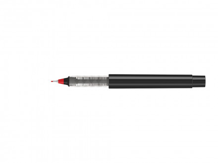 Капиллярная ручка в корпусе из переработанного материала rPET RECYCLED PET PEN PRO FL, черный с красным