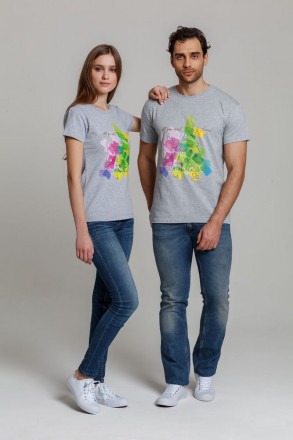 Футболка женская Friends, серый меланж