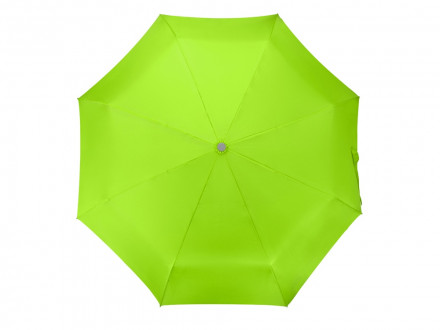 Зонт складной Tempe, механический, 3 сложения, с чехлом, зеленое яблоко