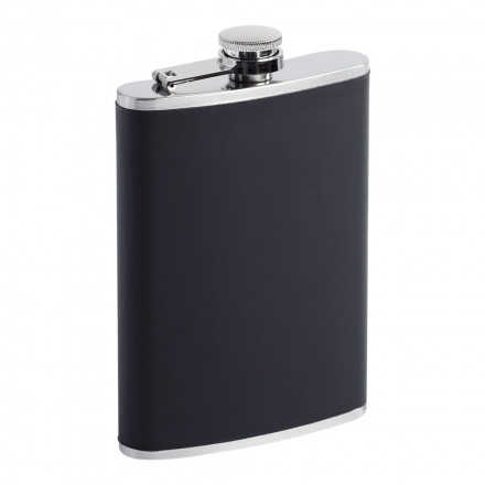 Набор Trusty: фляжка, стаканчики и воронка, черный