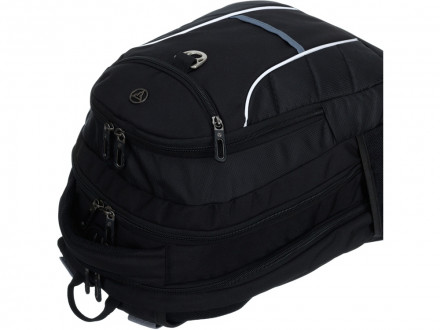 Рюкзак TORBER XPLOR с отделением для ноутбука 15, чёрный, полиэстер 600D, 35x20x47 см, 33л