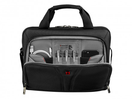 Сумка для ноутбука WENGER BC Free 14'', чёрный, 100% полиэстер, 35x26x6 см, 5 л