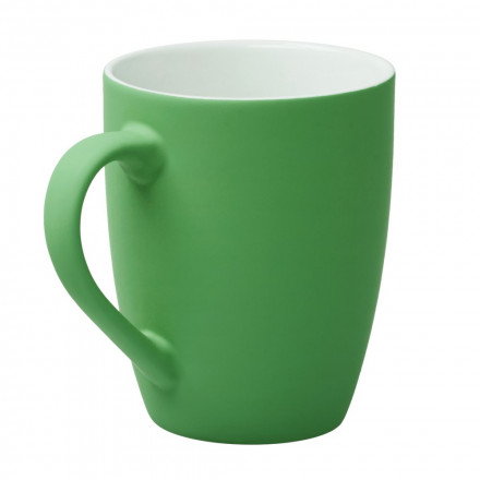 Кружка Good Morning c покрытием софт-тач, зеленая