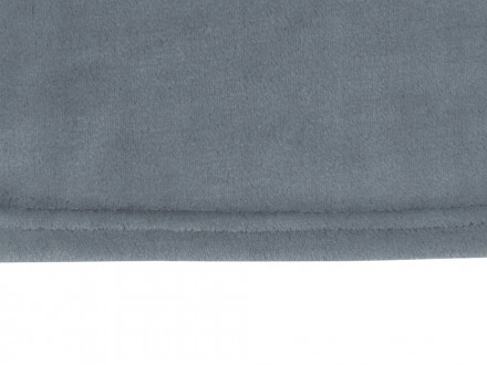 Плед флисовый Natty из переработанного пластика, серый