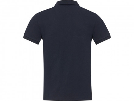 Emerald поло унисекс с коротким рукавом из переработанных материалов Aware™. - Нейви