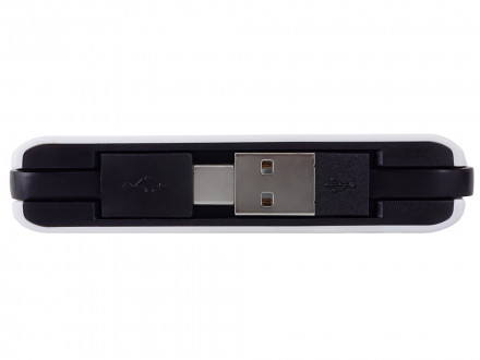 USB-хаб Hubix с коннектором 2-в-1 USB-C и USB-A, 2.0, белый