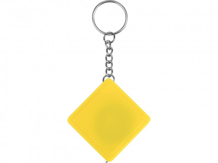 Брелок-рулетка, 1 м., желтый