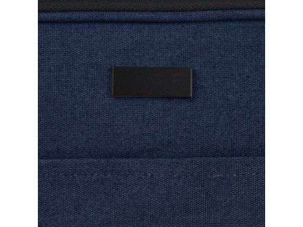 Чехол для 14-дюймового ноутбука Joey объемом 2 л из брезента, переработанного по стандарту GRS, темно-синий