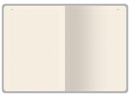 Бизнес-тетрадь А5 Pragmatic Contrast, 40 листов в клетку, черный с черным срезом