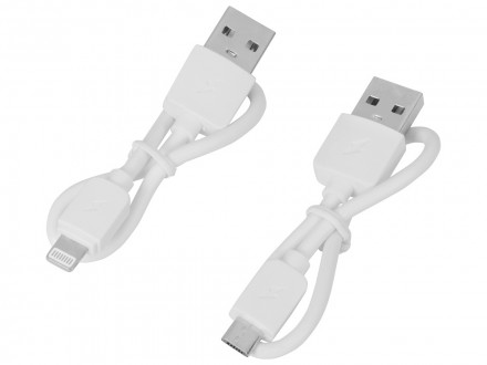 Портативное зарядное устройство Reserve с USB Type-C, 5000 mAh, белый