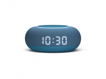 Умная колонка VK Капсула Мини с голосовым помощником Марусей, морской синий