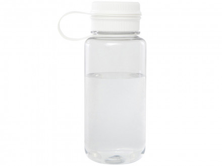 Спортивная бутылка Ryder из переработанного ПЭТ-пластика объемом 900 мл с многофункциональной крышкой, сертифицированная RCS - Белый