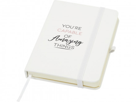 Блокнот Spectrum Plus формата A6 в твердой обложке - Белый