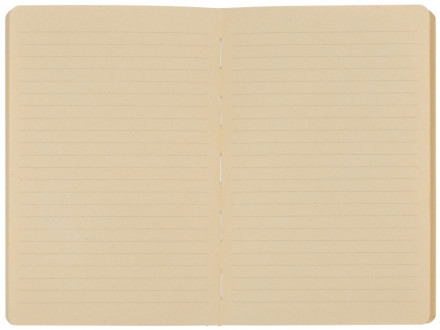 Блокнот А5 из переработанного тростника и RPET Adiantum, 80 листов, гибкая обложка, зеленое яблоко