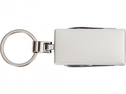 Мультитул-брелок 5-в-1 Badge, серебристый