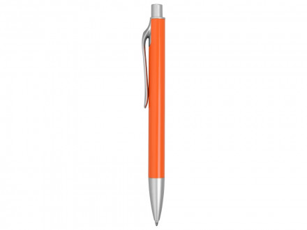 Ручка металлическая шариковая Large, оранжевый/серебристый