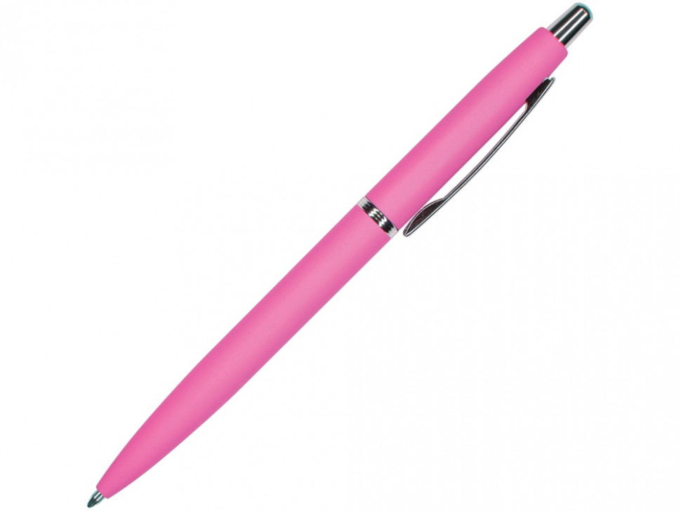Ручка металлическая шариковая San Remo, софт-тач, 1.0 мм, ярко-розовый