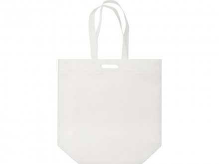 Сумка для покупок из спанбонда Scope, 455*160*380 с ручкой 550/30 мм, белый
