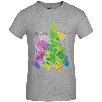 Футболка мужская Friends, серый меланж