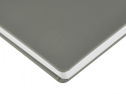 Ежедневник с каменной бумагой недатированный А5 Carrara, серый