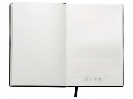 Набор блокнот в гибкой обложке А5 и металлическая шариковая ручка Nabokov, черный