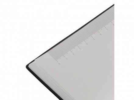 Набор блокнот в гибкой обложке А5 и металлическая шариковая ручка Nabokov, черный