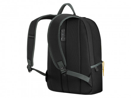 Рюкзак WENGER Trayl 15.6, чёрный, переработанный ПЭТ, 34 x 20 x 45 см, 22 л.
