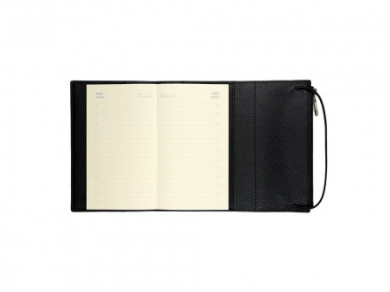 Ежедневник недатированный  А5- Dolce Vita  (черный)