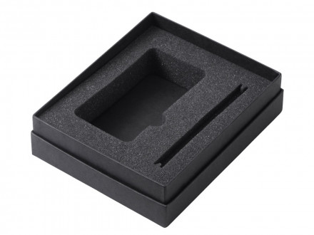 Подарочный набор c ручкой и повербанком 5000 mAh, красный