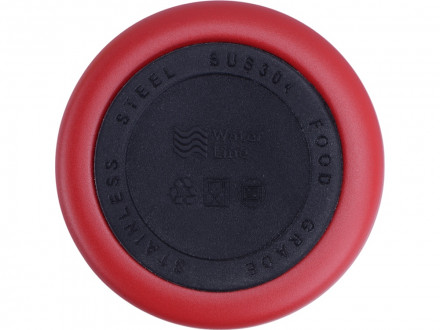 Вакуумная термокружка Waterline с медной изоляцией Bravo, 400 мл, тубус, красный